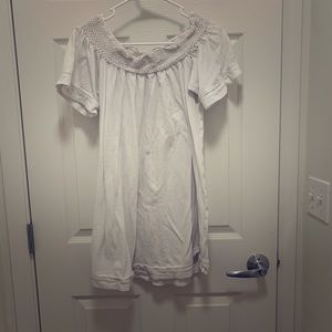 Roxy white strapless dress🌞